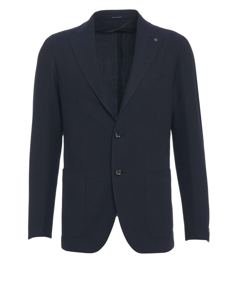 Blazer con applicazione logo