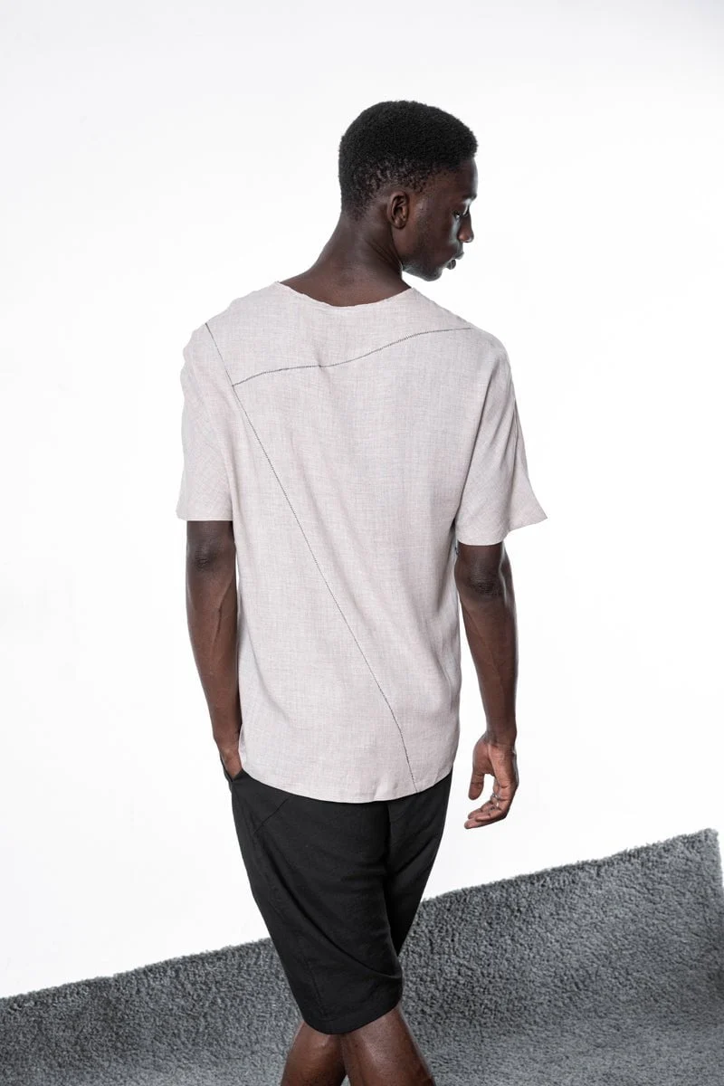 eigensinnig wien | Thaler | Designer T-Shirt für Herren und Damen aus Rayon in Beige
