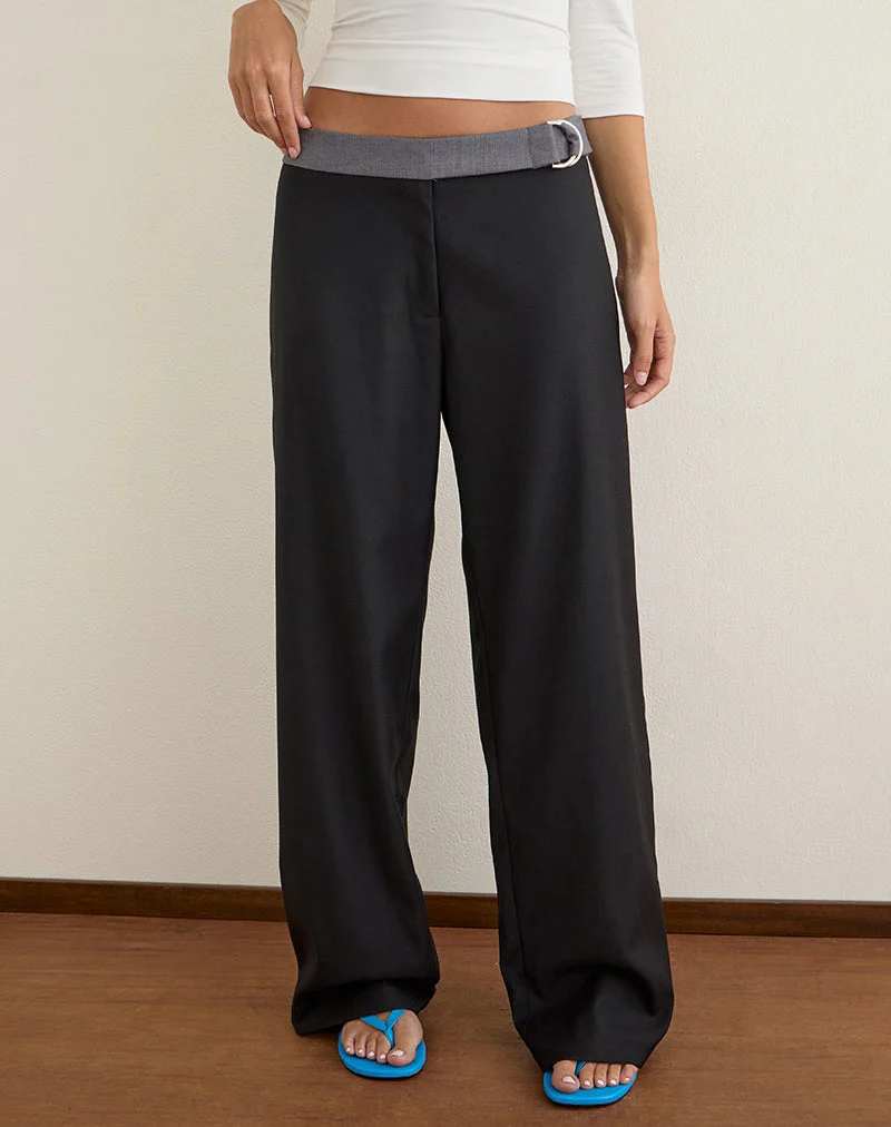 Anansi-Hose in Tailoring Black