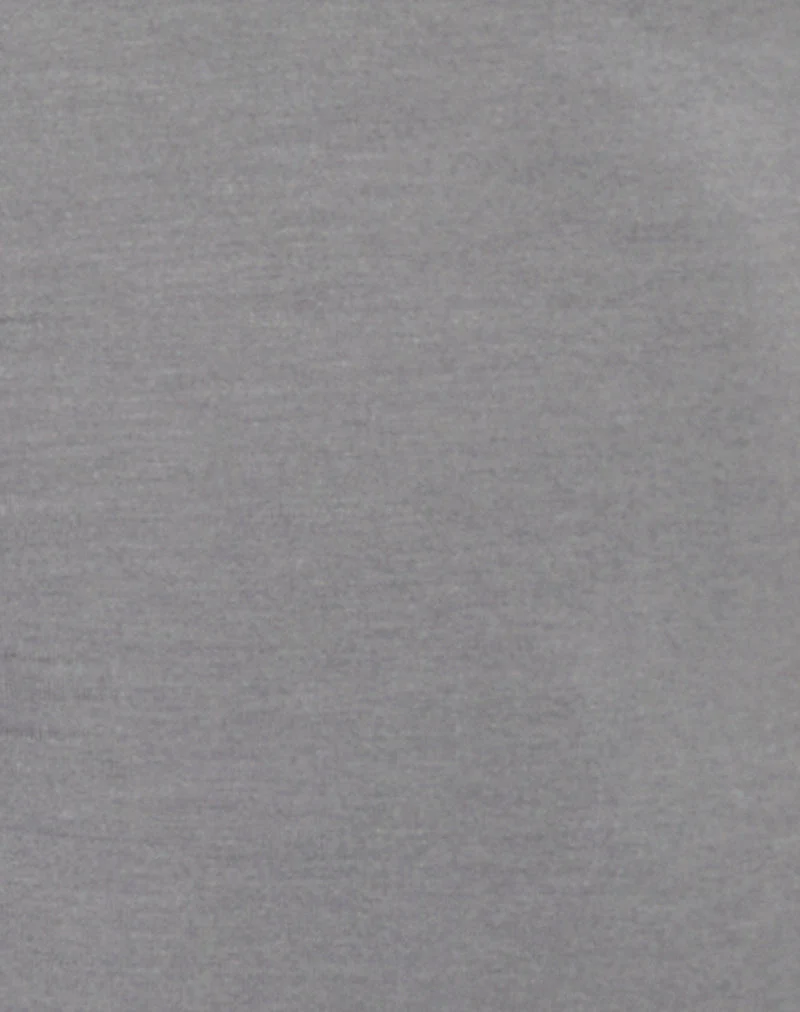 Amane Foldover Short aus Rayon Jersey Grau
