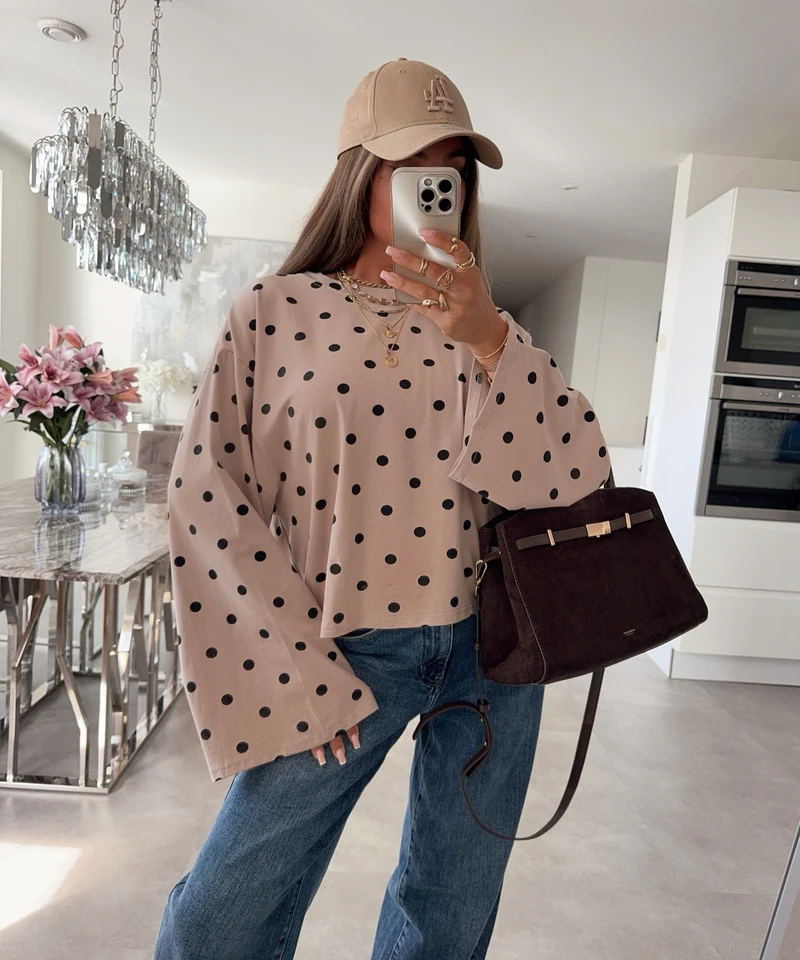 Oversize Pullover Vittoria Taupe