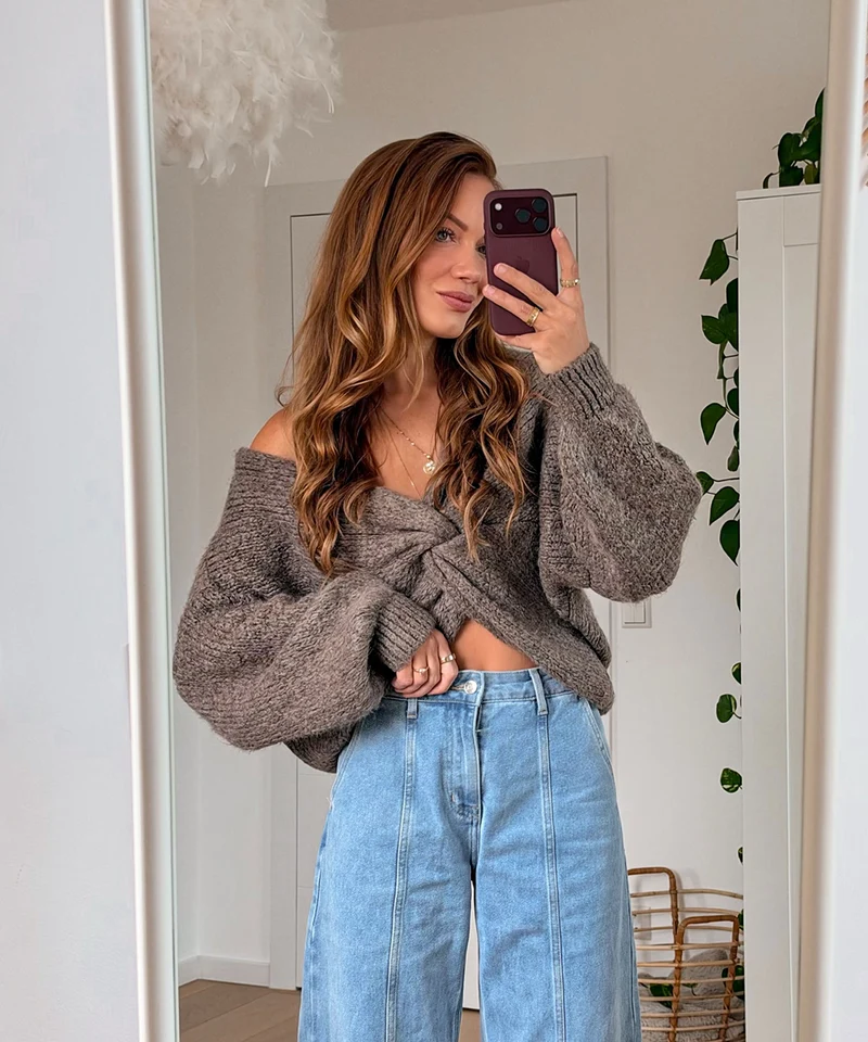 Pullover Malia Hellbraun