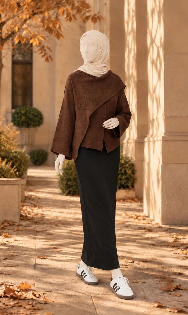 Weicher Strick-Wickelcardigan