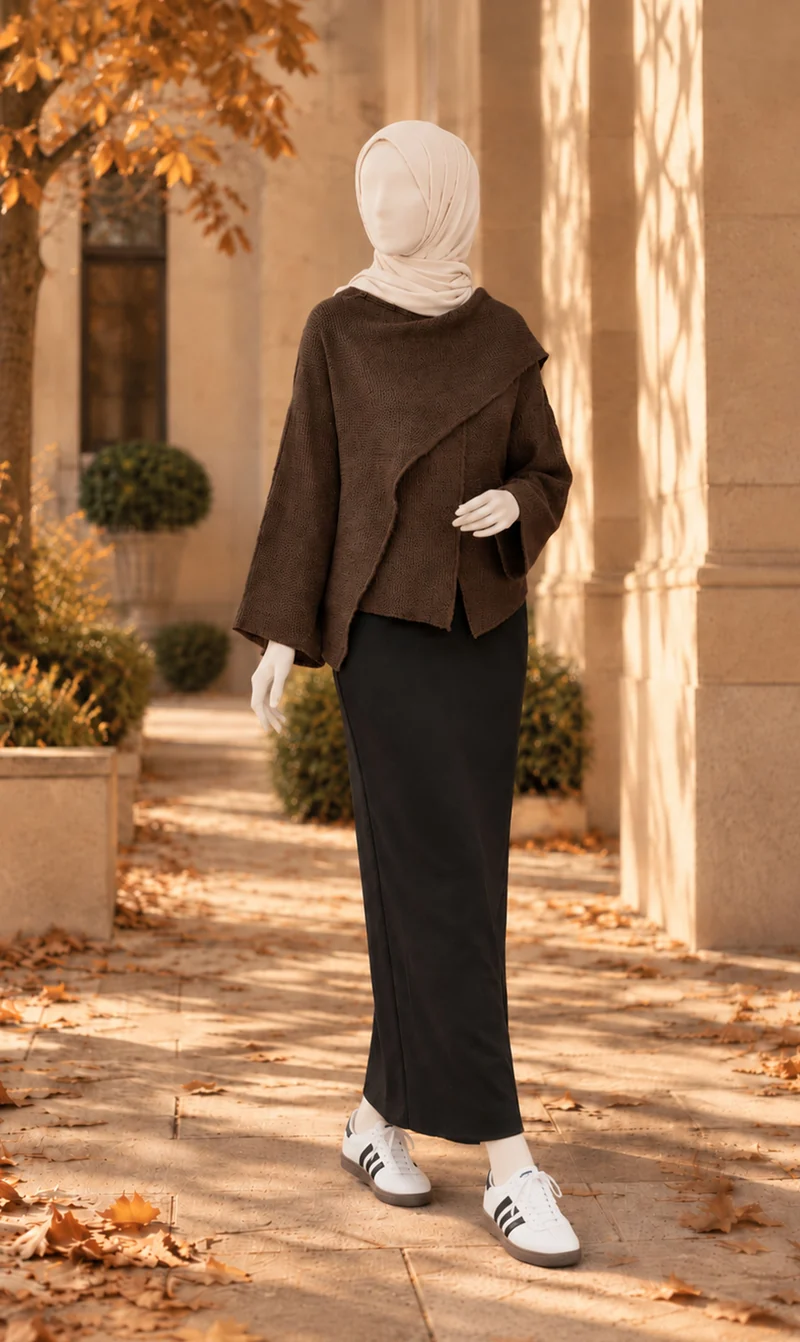 Weicher Strick-Wickelcardigan