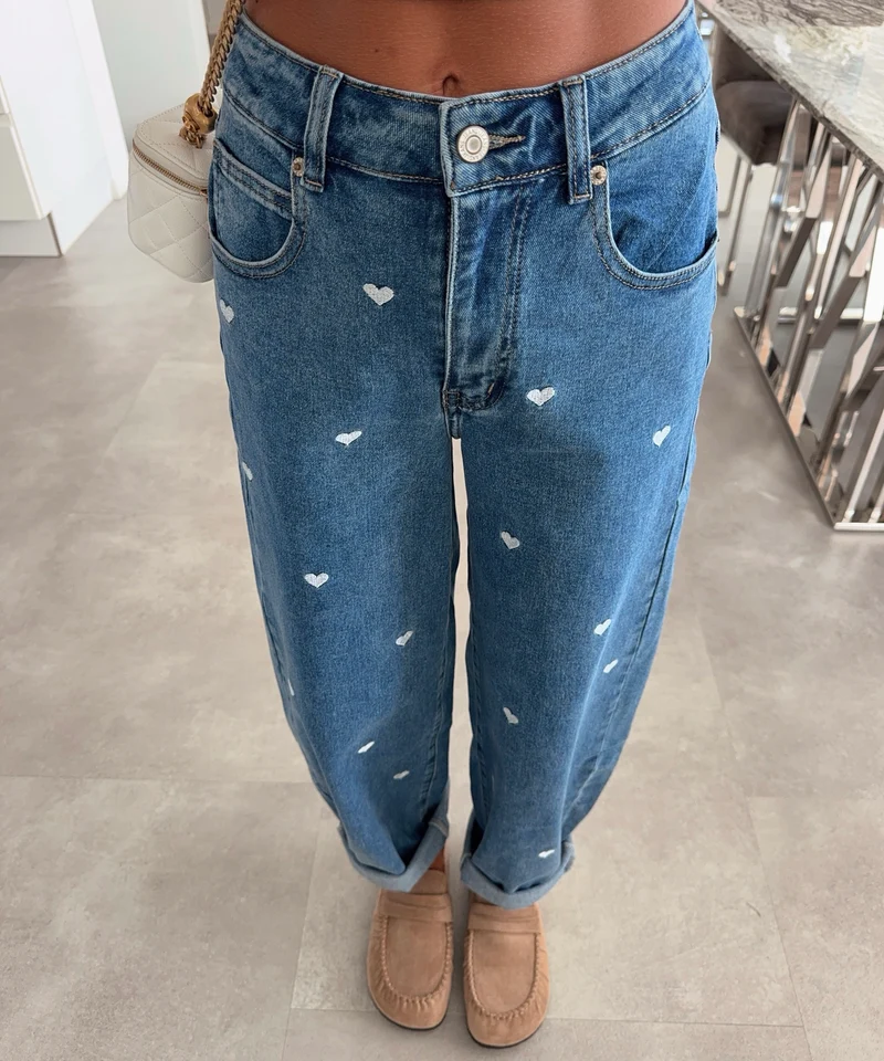 Stretch Balloon Jeans Hela Herzchen