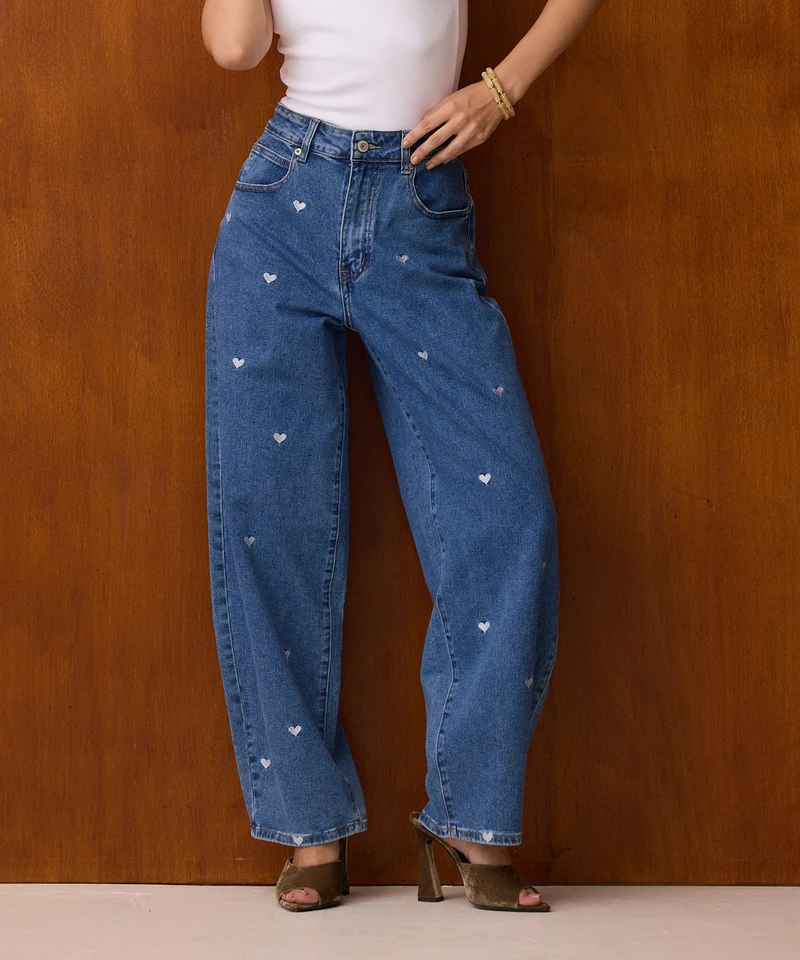 Stretch Balloon Jeans Hela Herzchen