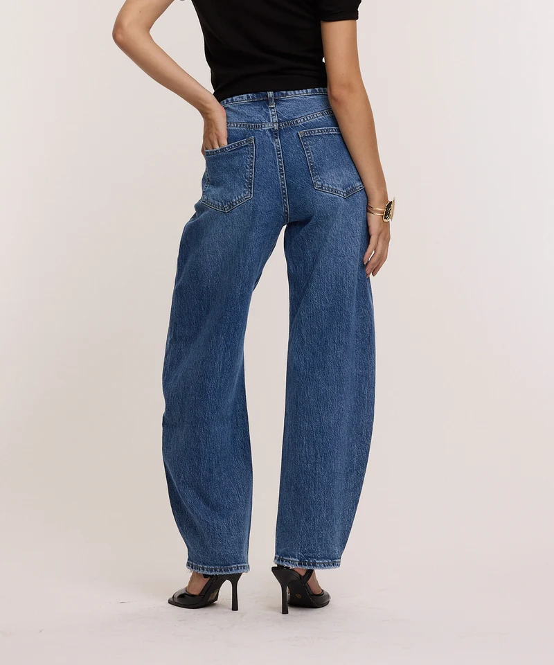 Stretch Balloon Jeans Ovia Vintage Dunkelblau