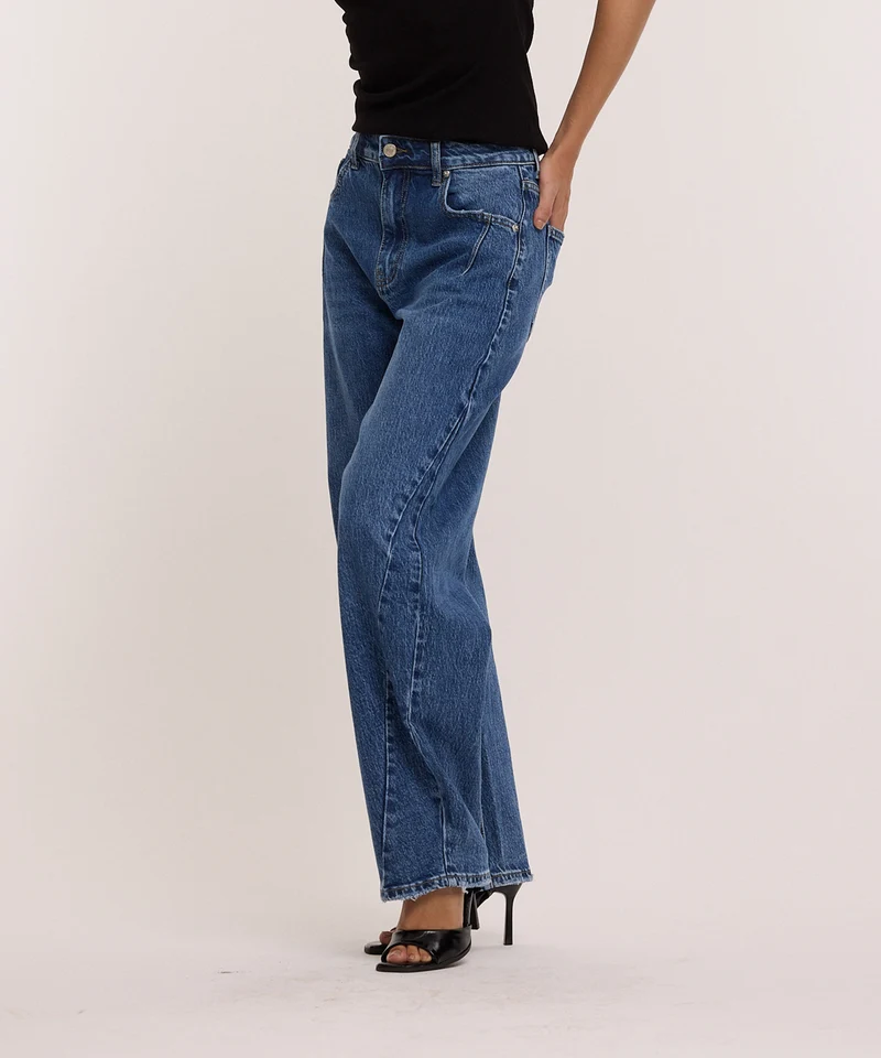 Stretch Balloon Jeans Ovia Vintage Dunkelblau
