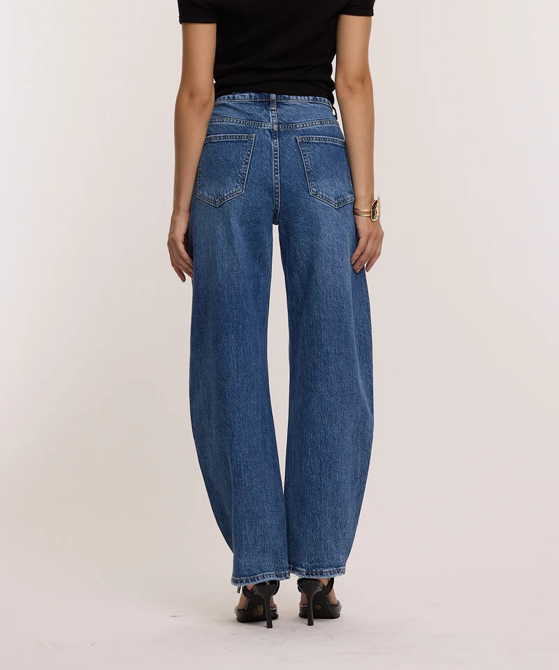 Stretch Balloon Jeans Ovia Vintage Dunkelblau