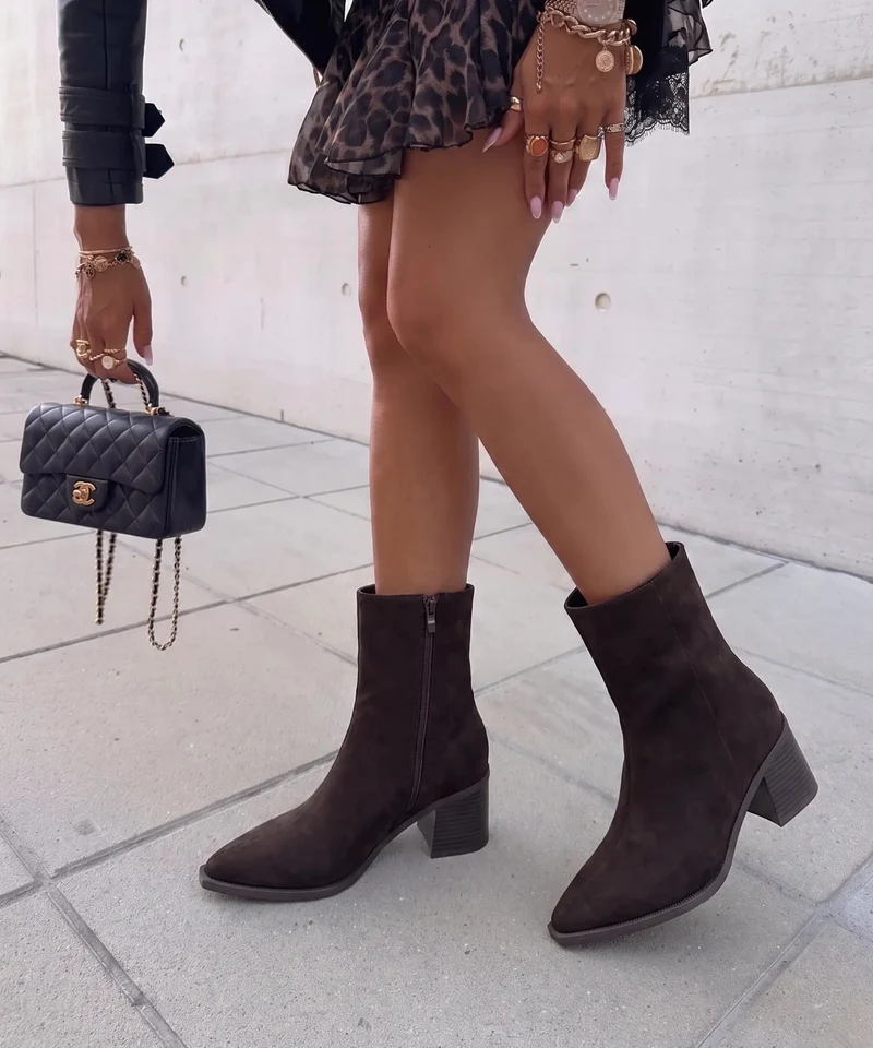 Stiefeletten Nela Dunkelbraun