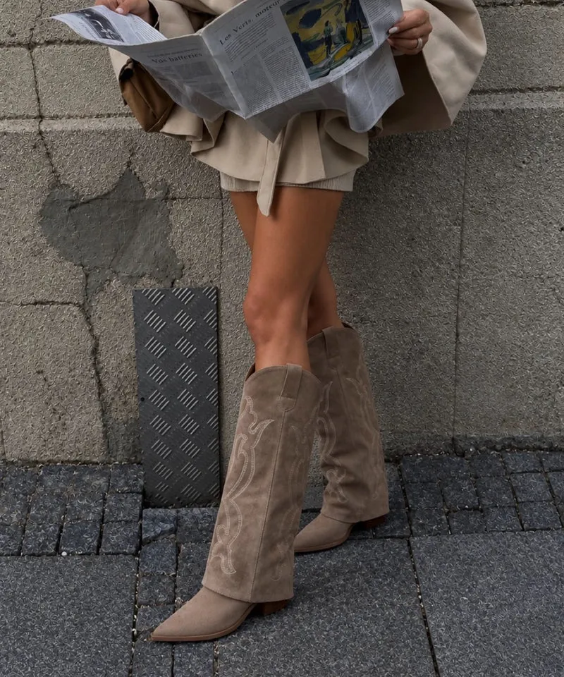 Cowboy Stiefel Arwen Taupe