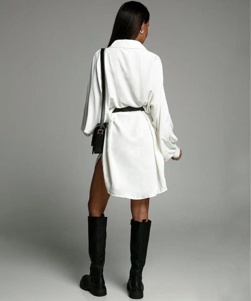 Oversize Bluse Alina Weiß