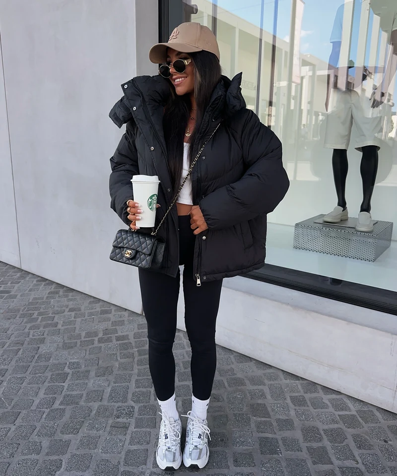 Pufferjacke Fina Schwarz