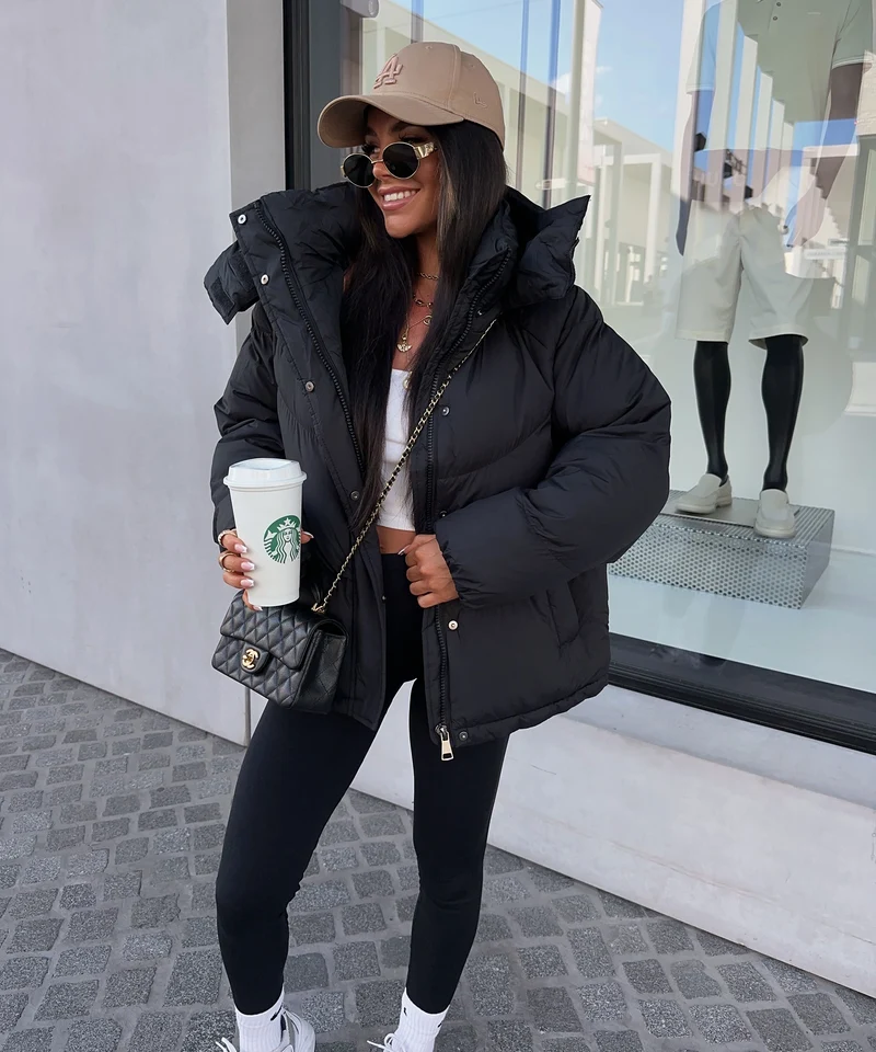 Pufferjacke Fina Schwarz