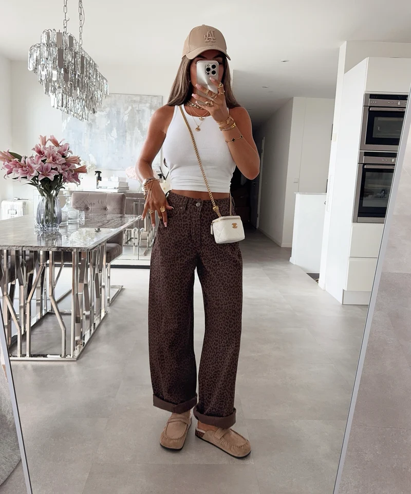 Stretch Balloon Jeans Baila Leo Braun