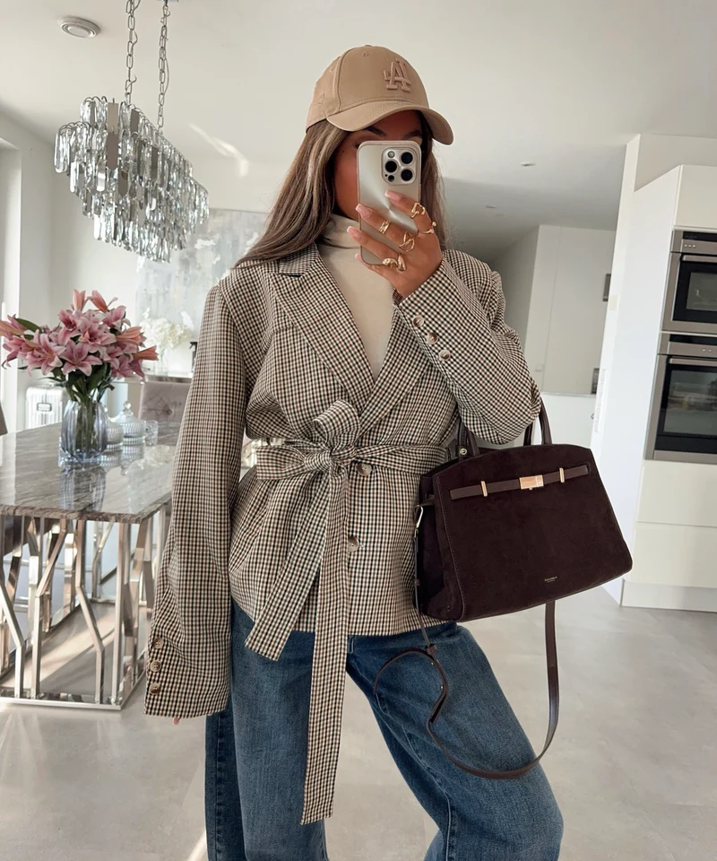 Blazer Zenia Braun