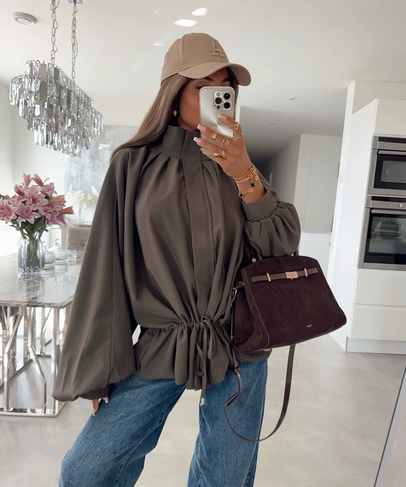 Blousonjacke Osha Braun