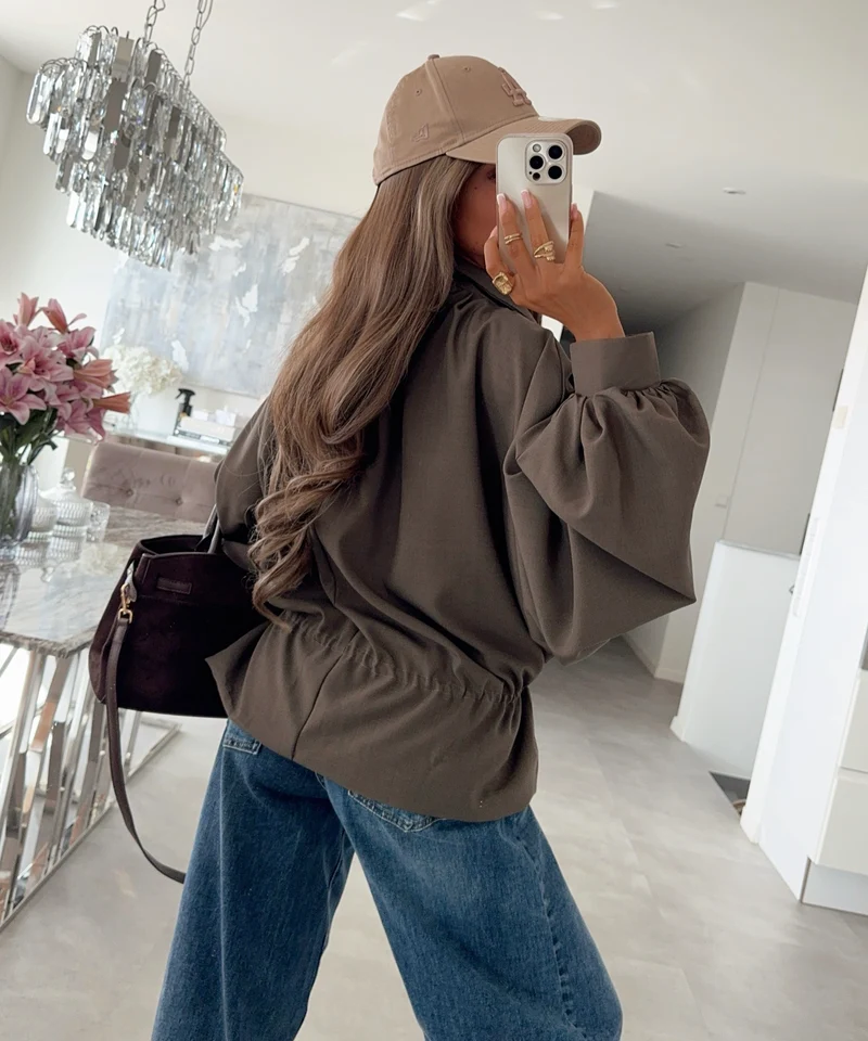 Blousonjacke Osha Braun