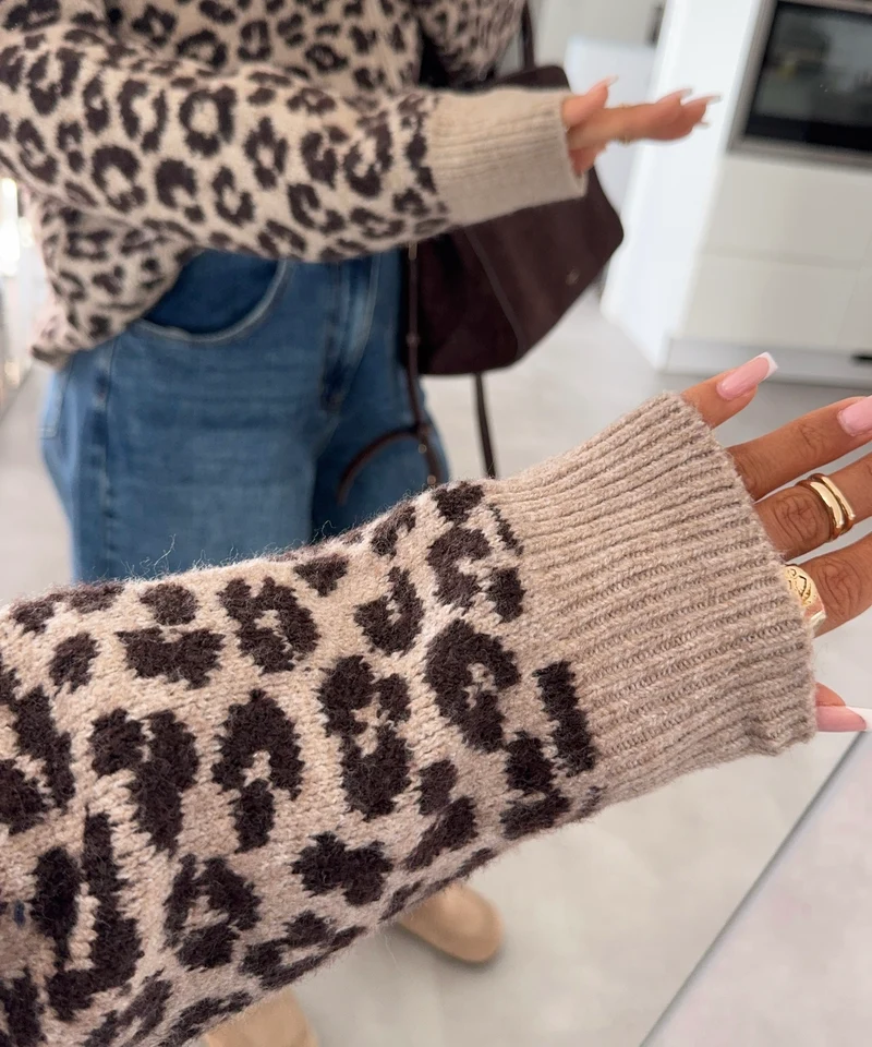 Leo Zip Jacke Savi Taupe