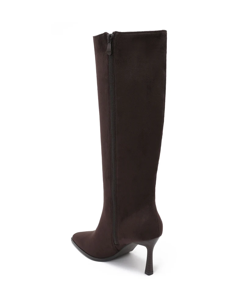 Wildleder Kitten Heels Maren Braun