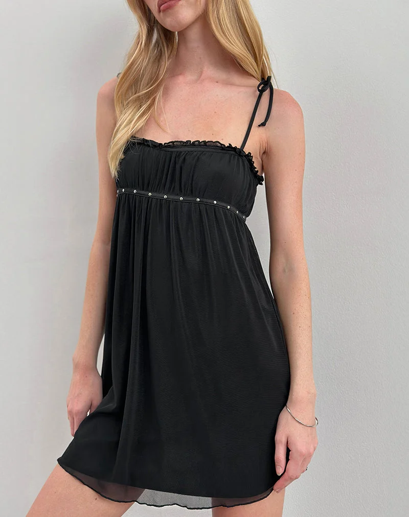 Damiera Minikleid in Schwarz