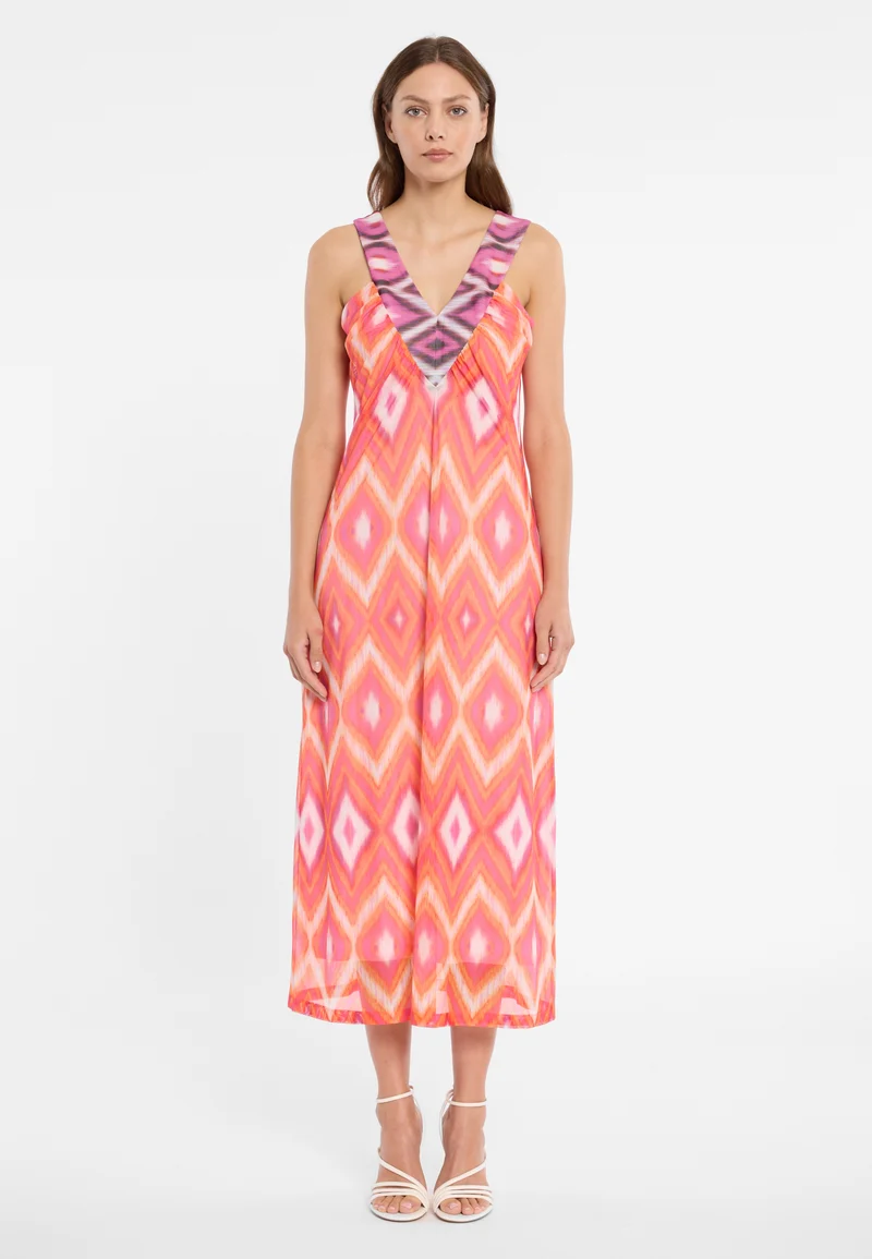 V-Ausschnitt-Kleid Dorelya