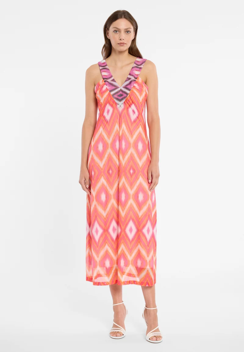 V-Ausschnitt-Kleid Dorelya