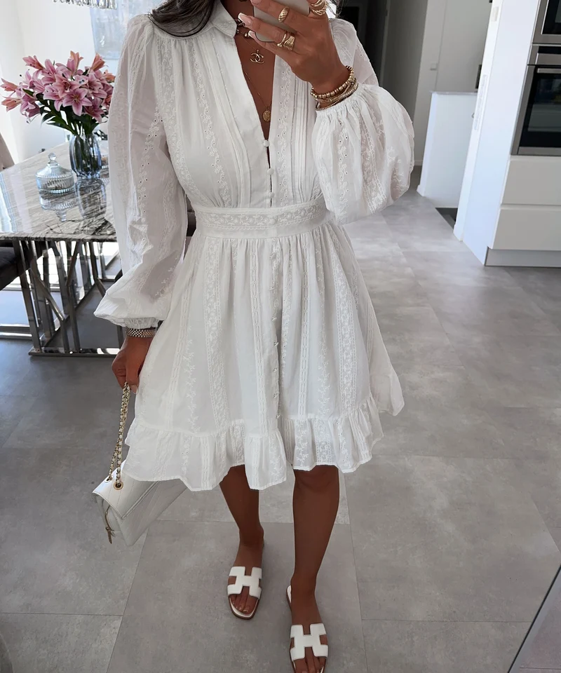 Kleid Laurel Weiß