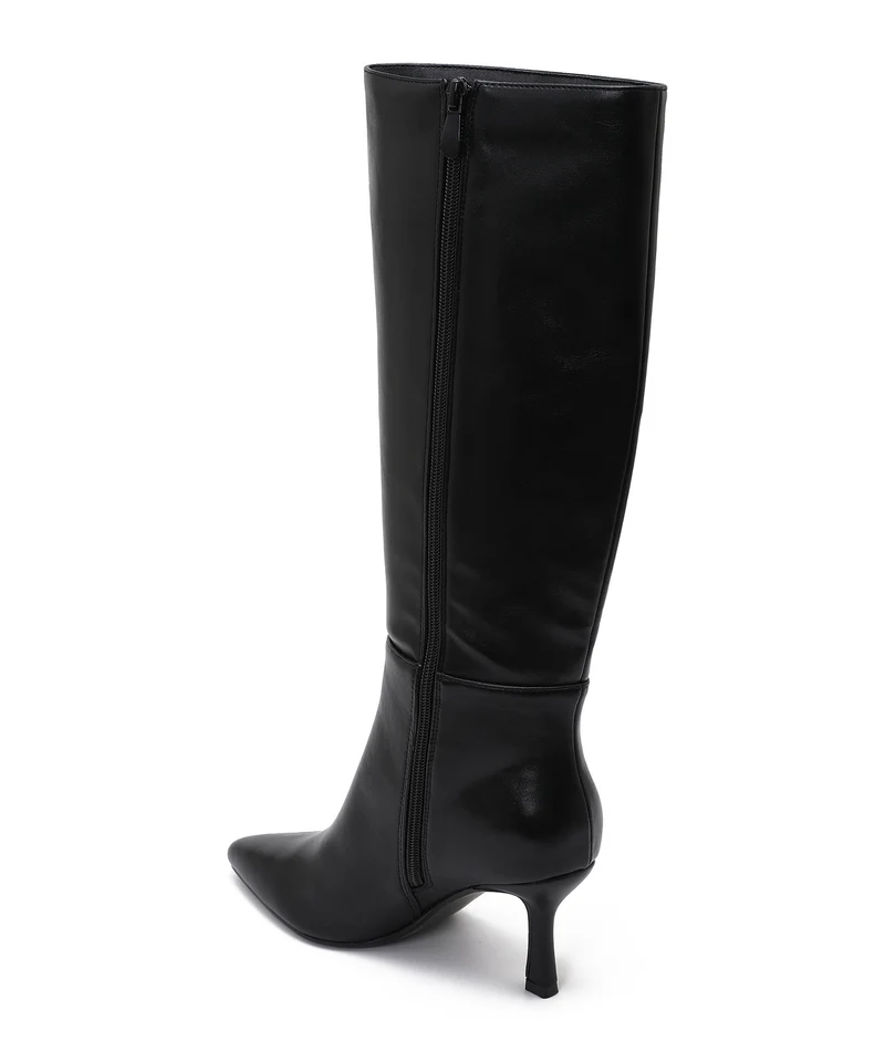 Leder Kitten Heels Ziana Schwarz