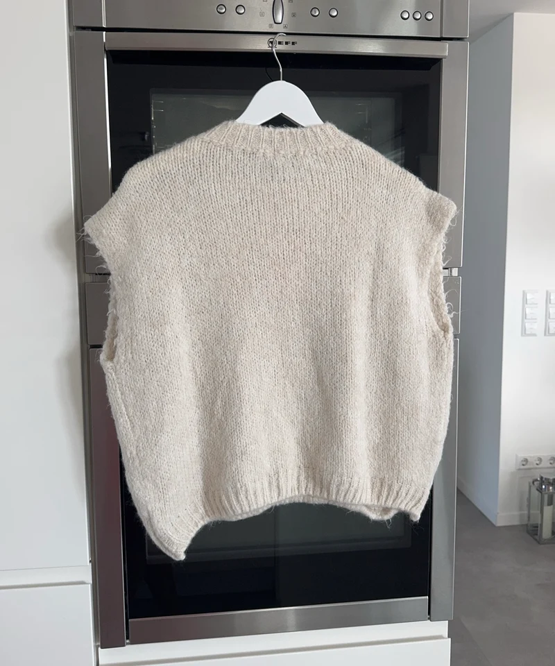 Strick Pullunder Elina Beige