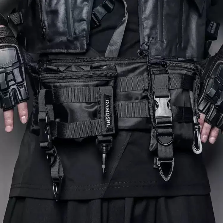 Technische Gürteltasche für Herren mit Schnallenriemen