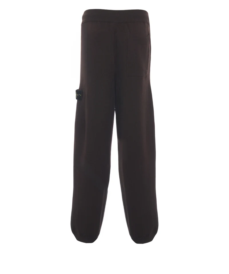 Pantaloni sportivi con patch logo