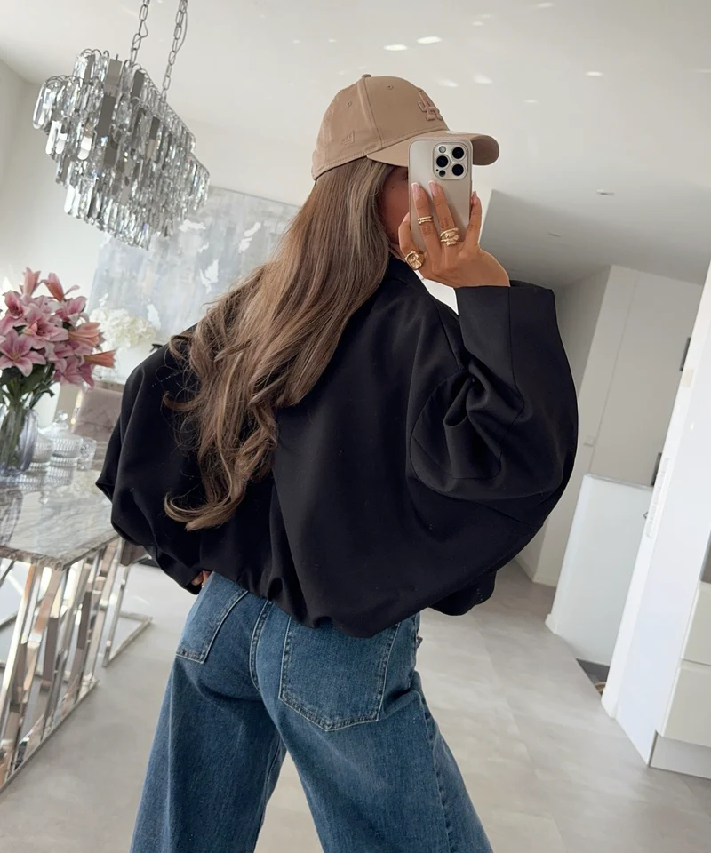 Blousonjacke Velia Schwarz
