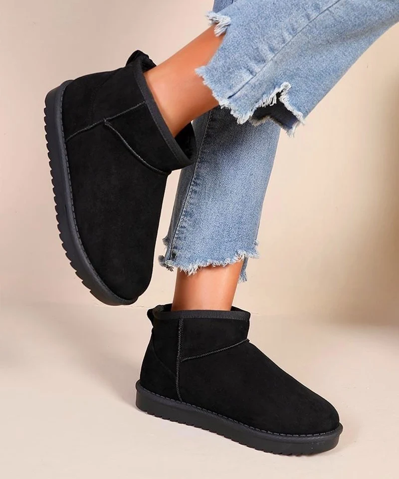 Gefütterte Boots Ciri Schwarz