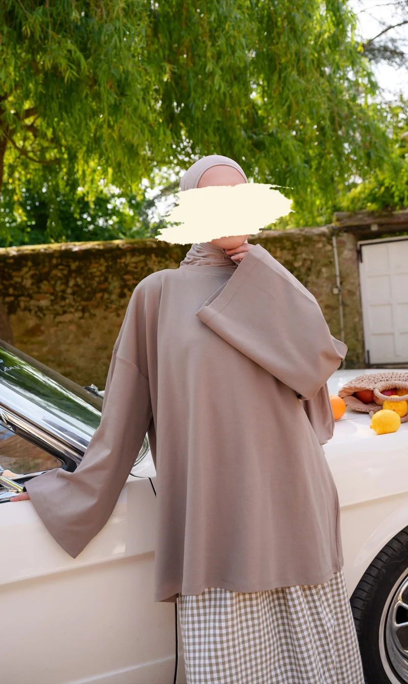 Lässiges Langarmhemd aus Baumwolle