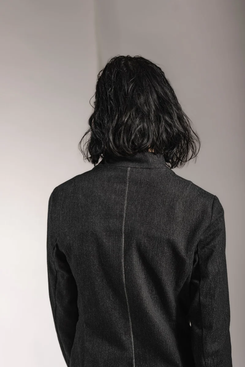 eigensinnig wien | Sontag | Designer Jeansjacke für Damen in Grau