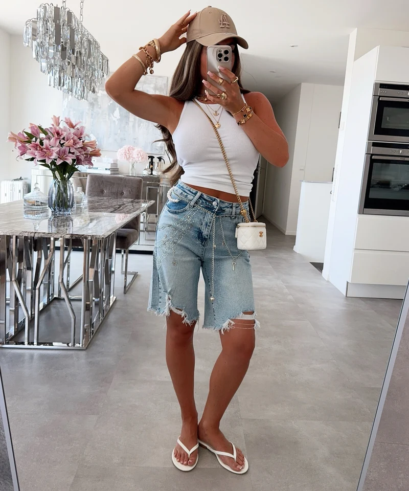 Bermuda Shorts Lusiana Blau