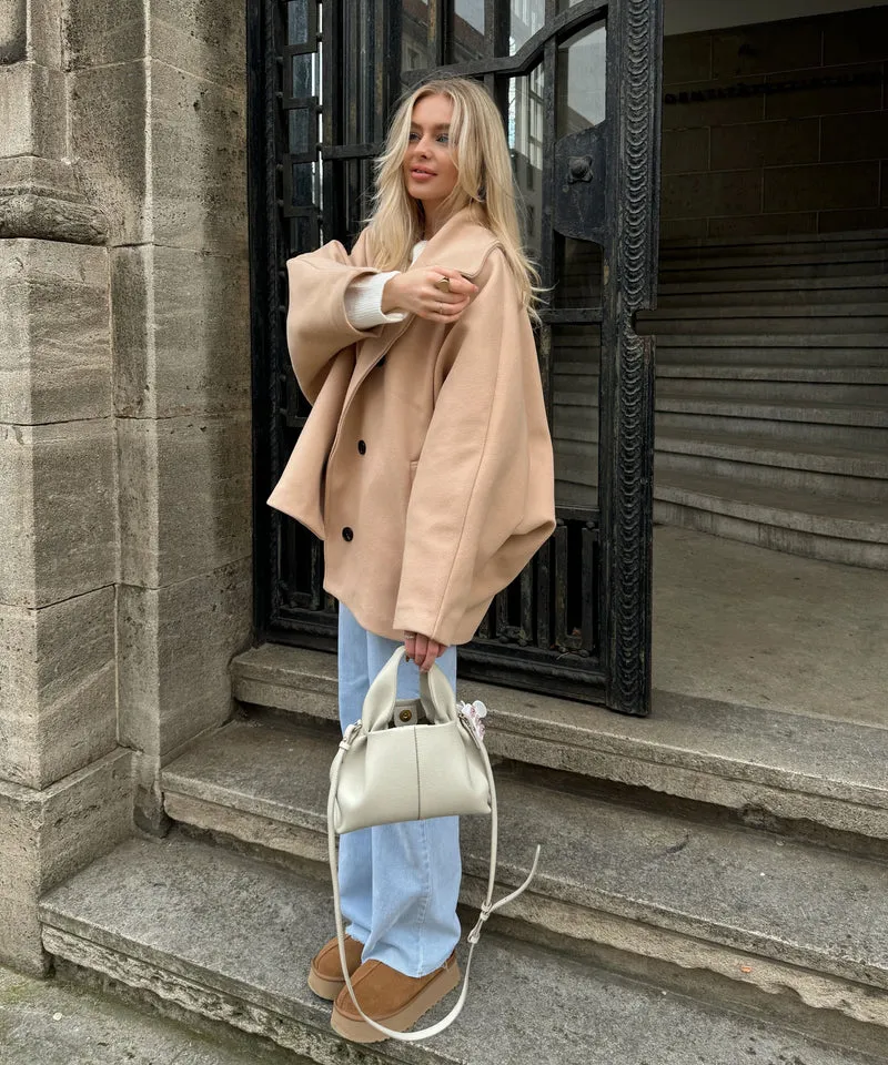 Oversize Jacke Joana Beige