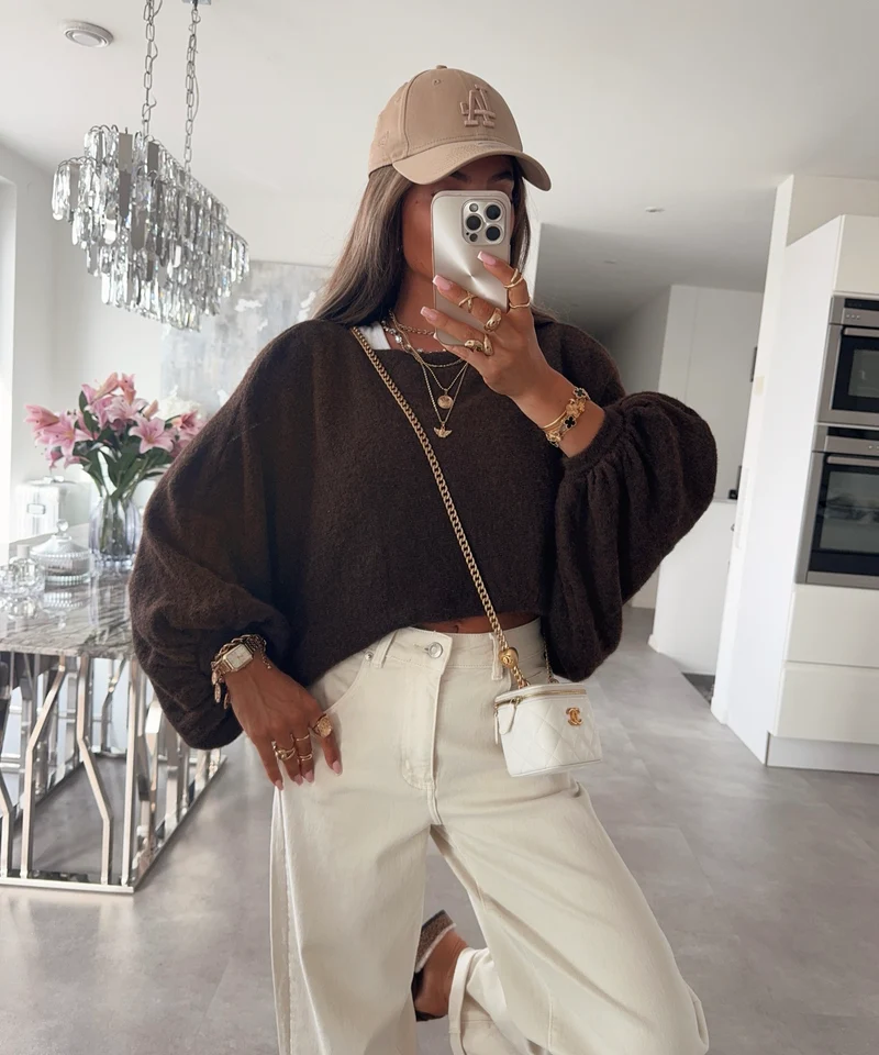 Pullover Evin Dunkelbraun