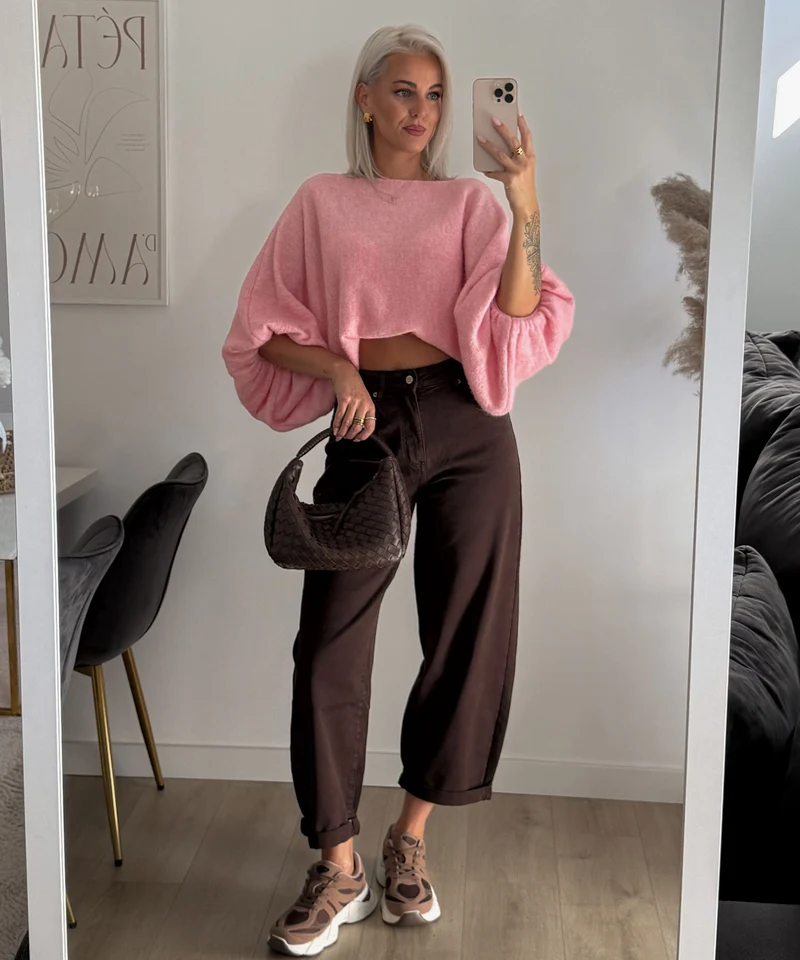Stretch Balloon Jeans Aviana Braun