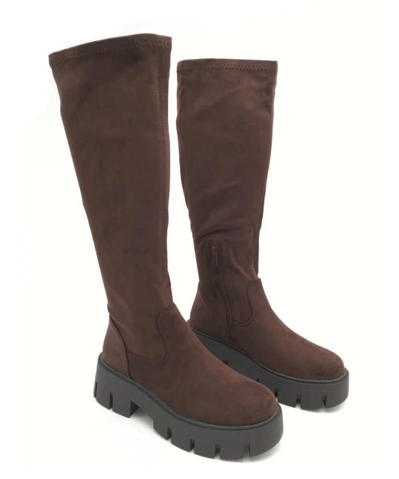Wildleder Stiefel Asha Braun