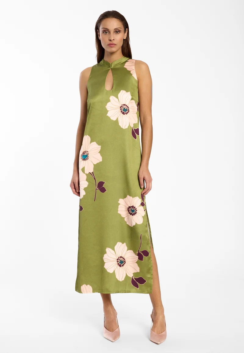 Midikleid Delis
