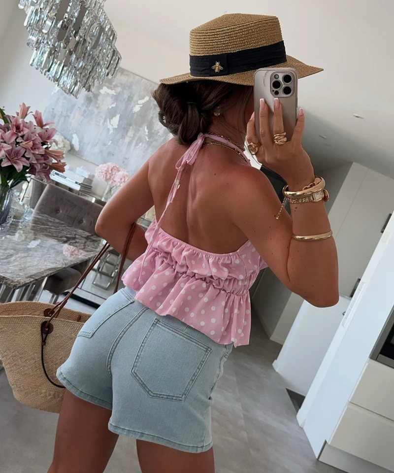 Top Wanda Punkte Rosa