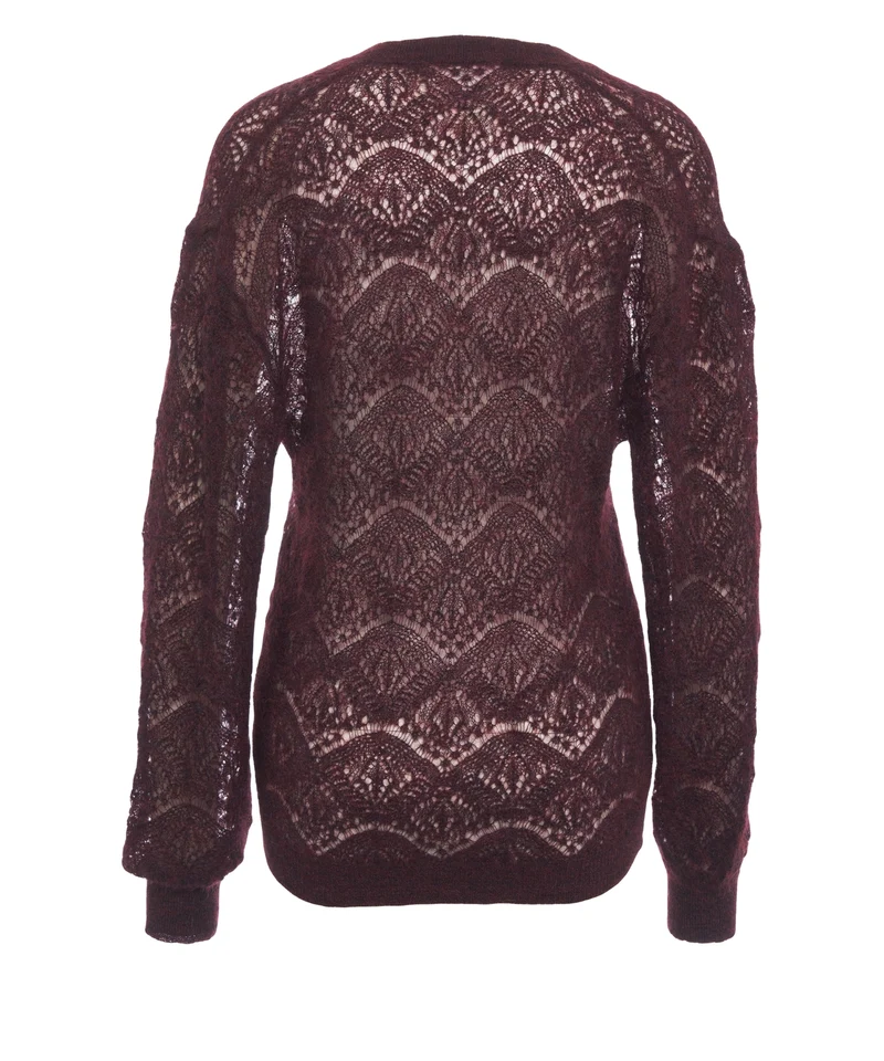Pullover con scollo a V