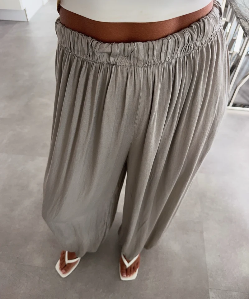 Viscose Haremshose Sula Metallic