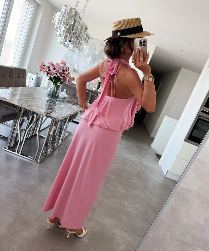 Maxi Kleid Ilenia Rosa