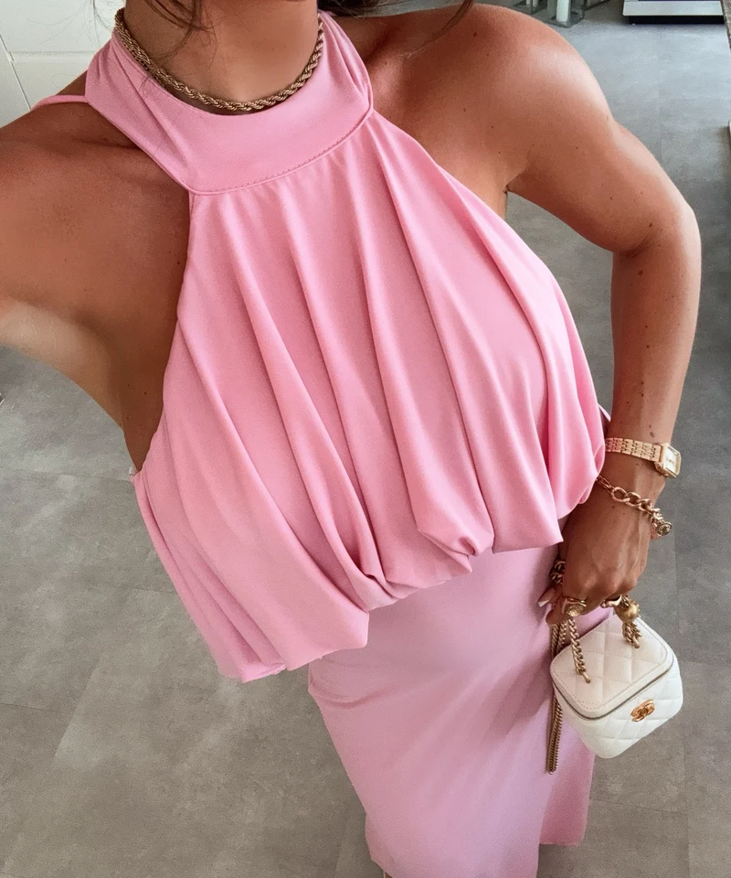 Maxi Kleid Ilenia Rosa