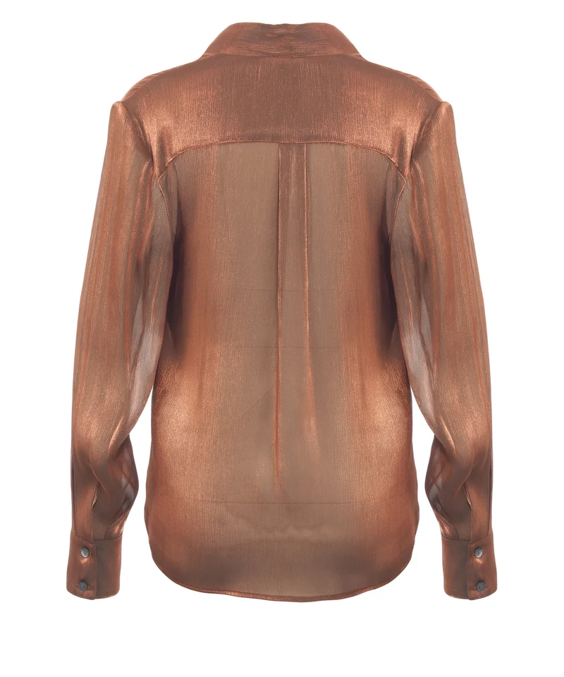 Blusa con scollo a v