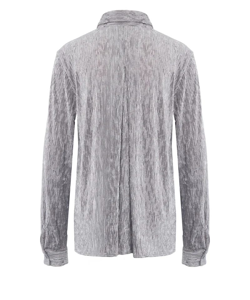 Camicia con dettaglio plissettato