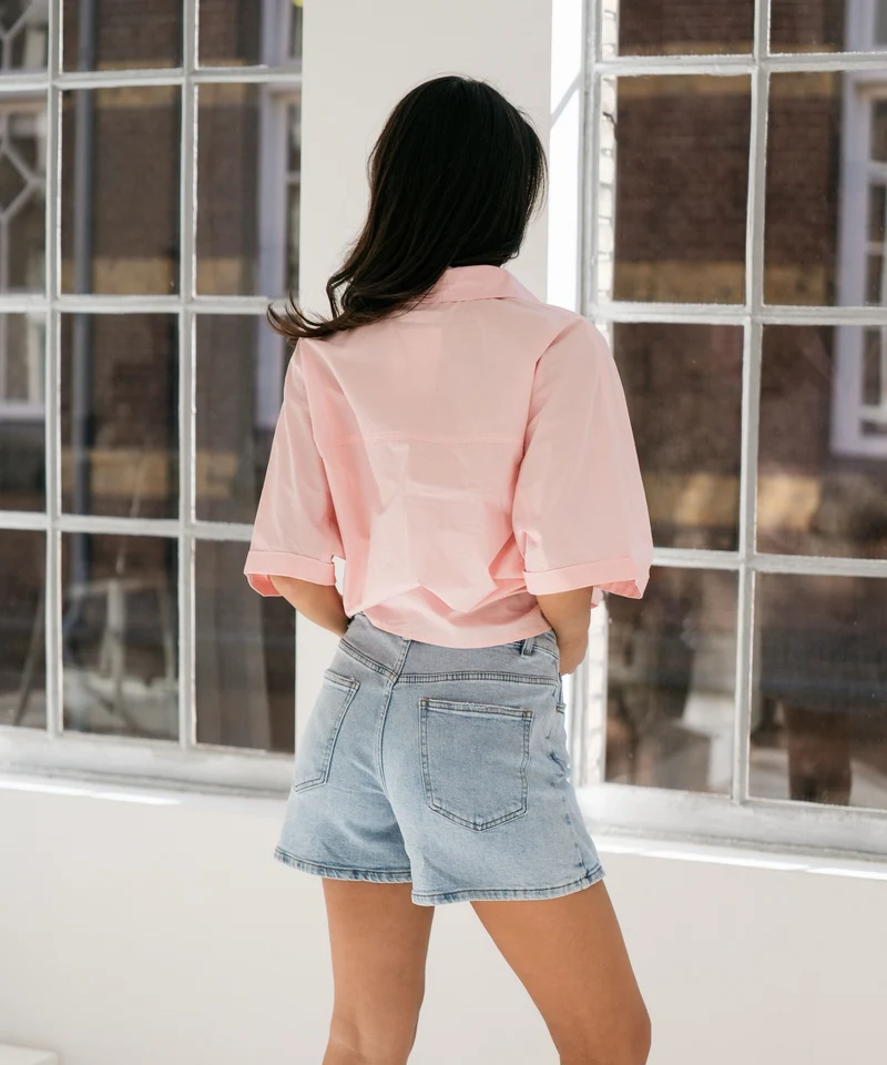Stretch Jeans Hosenrock June Blau